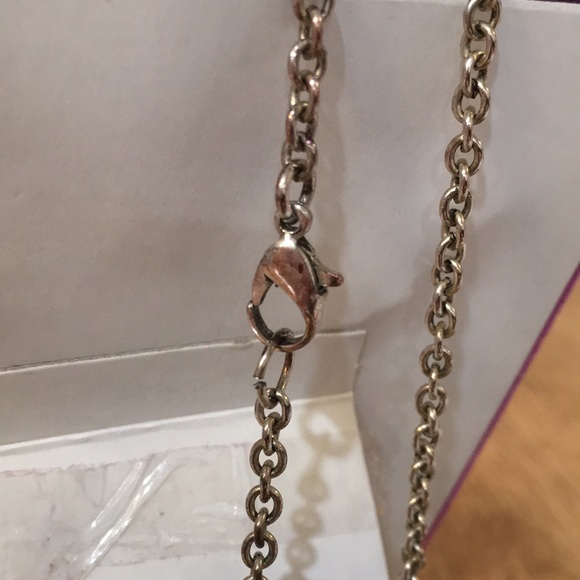 George(Walmart) Necklace. Silver tone. 16 1/4 inches long. (3 for $15) - Picture 3 of 4